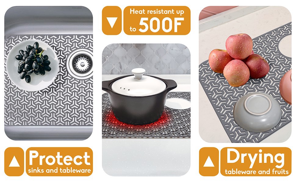 silicone sink mats